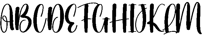 Darling Regular otf (400) Font UPPERCASE