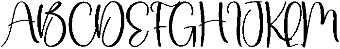 Darling Regular otf (400) Font UPPERCASE