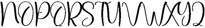 Darling Regular otf (400) Font UPPERCASE