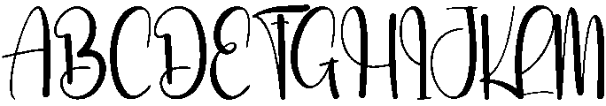 Darling Regular otf (400) Font UPPERCASE