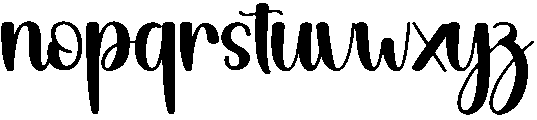 Darling Regular otf (400) Font LOWERCASE