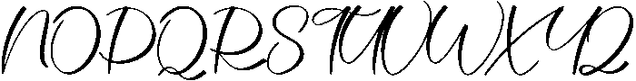 Darling Regular otf (400) Font UPPERCASE