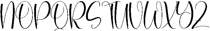 Darling Regular otf (400) Font UPPERCASE