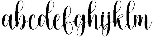 Darling Regular otf (400) Font LOWERCASE