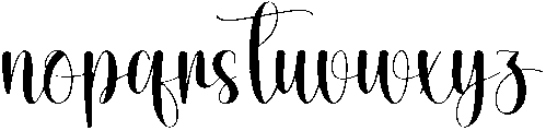 Darling Regular otf (400) Font LOWERCASE