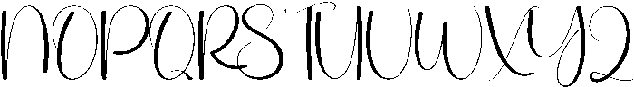 Darling Regular otf (400) Font UPPERCASE