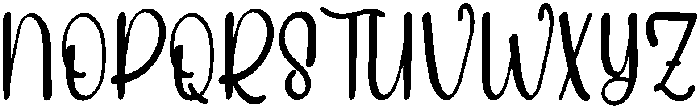 Darling Regular otf (400) Font UPPERCASE