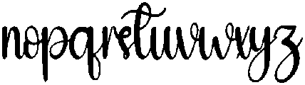 Darling Regular otf (400) Font LOWERCASE