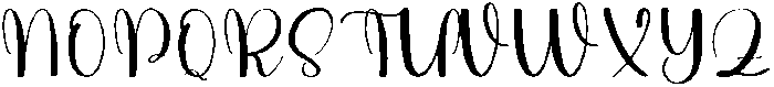 Darling Regular otf (400) Font UPPERCASE