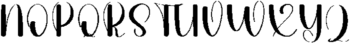 Darling Regular otf (400) Font UPPERCASE