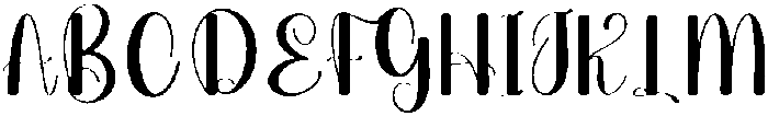 Darling Regular otf (400) Font UPPERCASE