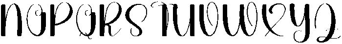 Darling Regular otf (400) Font UPPERCASE