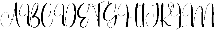 Darling Regular otf (400) Font UPPERCASE