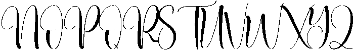 Darling Regular otf (400) Font UPPERCASE