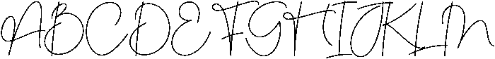 Darling Regular otf (400) Font UPPERCASE
