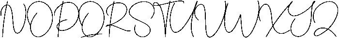 Darling Regular otf (400) Font UPPERCASE