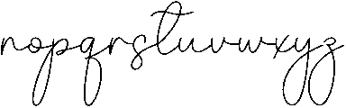 Darling Regular otf (400) Font LOWERCASE