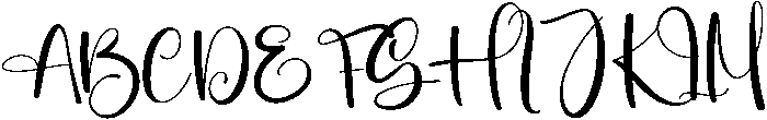 Darling Regular otf (400) Font UPPERCASE