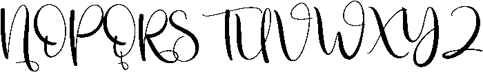 Darling Regular otf (400) Font UPPERCASE