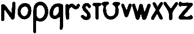 Darling Regular otf (400) Font LOWERCASE