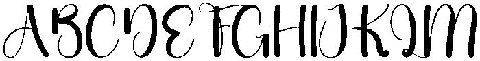 Darling Regular otf (400) Font UPPERCASE
