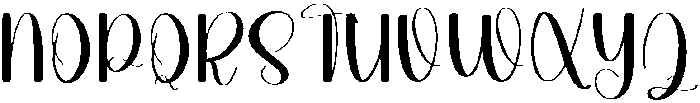 Darling Regular otf (400) Font UPPERCASE