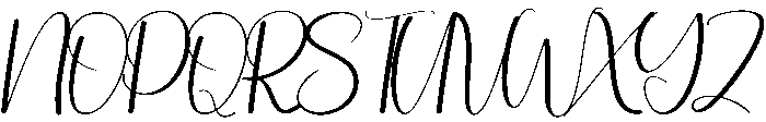 Darling Regular otf (400) Font UPPERCASE
