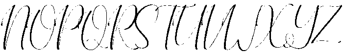 Darling Regular otf (400) Font UPPERCASE