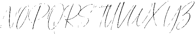 Darling Script Regular otf (400) Font UPPERCASE