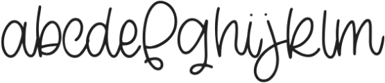 Darling Spring otf (400) Font LOWERCASE