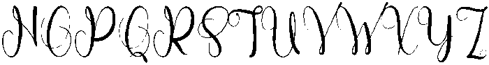 Darling Valentina Regular otf (400) Font UPPERCASE