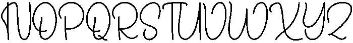 Darling Wonderful Regular otf (400) Font UPPERCASE
