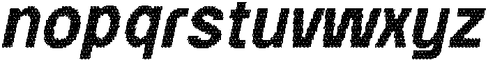 Darlond Disco Italic otf (400) Font LOWERCASE