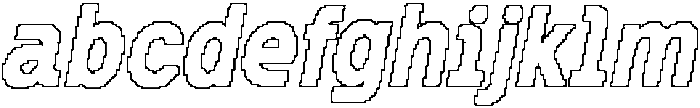 Darlond Pixel Outline otf (400) FONT
