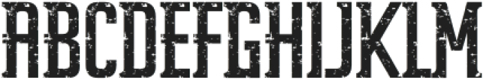 Darlothes Grunge Regular otf (400) Font LOWERCASE