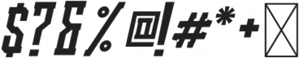 Dartbox Italic otf (400) Font OTHER CHARS