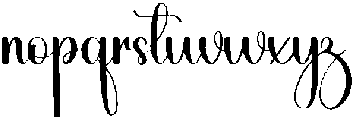 Darting Regular otf (400) Font LOWERCASE