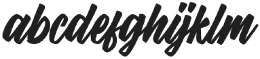 Dartybe Script Regular otf (400) Font LOWERCASE