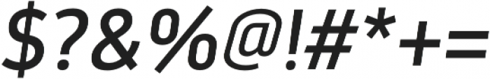 Darwin Regular Italic otf (400) Font OTHER CHARS