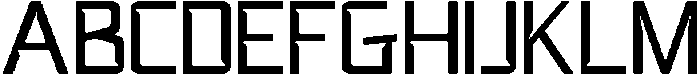 Dashcore Regular otf (400) Font UPPERCASE