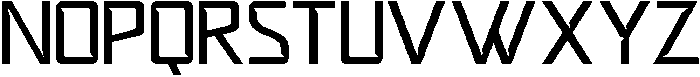 Dashcore Regular otf (400) Font LOWERCASE