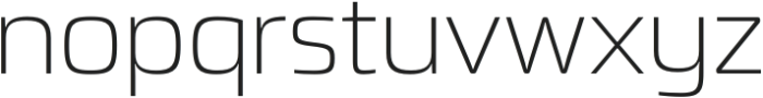 Dashford Extra Light otf (200) Font LOWERCASE