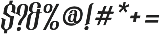 Dashteran-Italic otf (400) Font OTHER CHARS