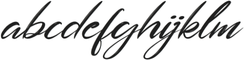 Dashthyn Italic otf (400) Font LOWERCASE