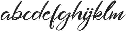 Dashthyn otf (400) Font LOWERCASE