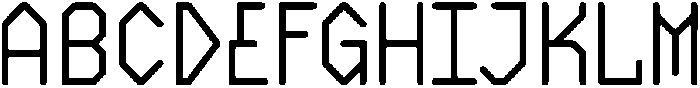 Dataware Regular otf (400) Font UPPERCASE