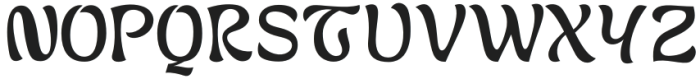 Datura Light otf (300) Font UPPERCASE