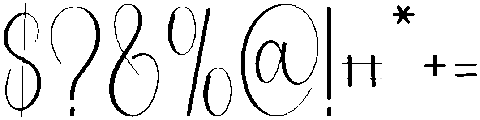 Daughter Regular otf (400) Font OTHER CHARS