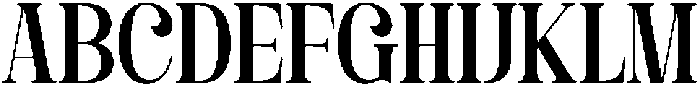 Davenor otf (400) Font UPPERCASE