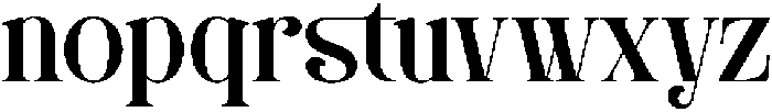 Davenor otf (400) Font LOWERCASE
